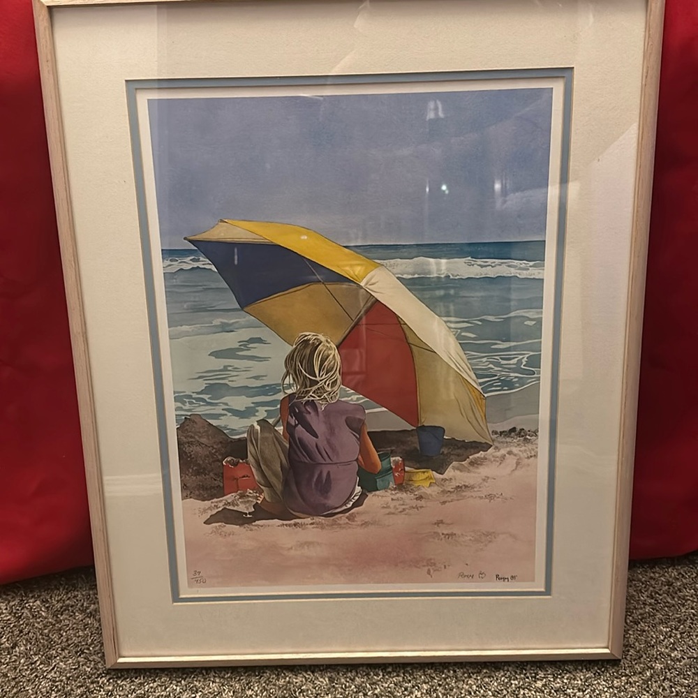 “SANDCASTLES”Limited Edition by Famous Artist “POMM” Hepner.